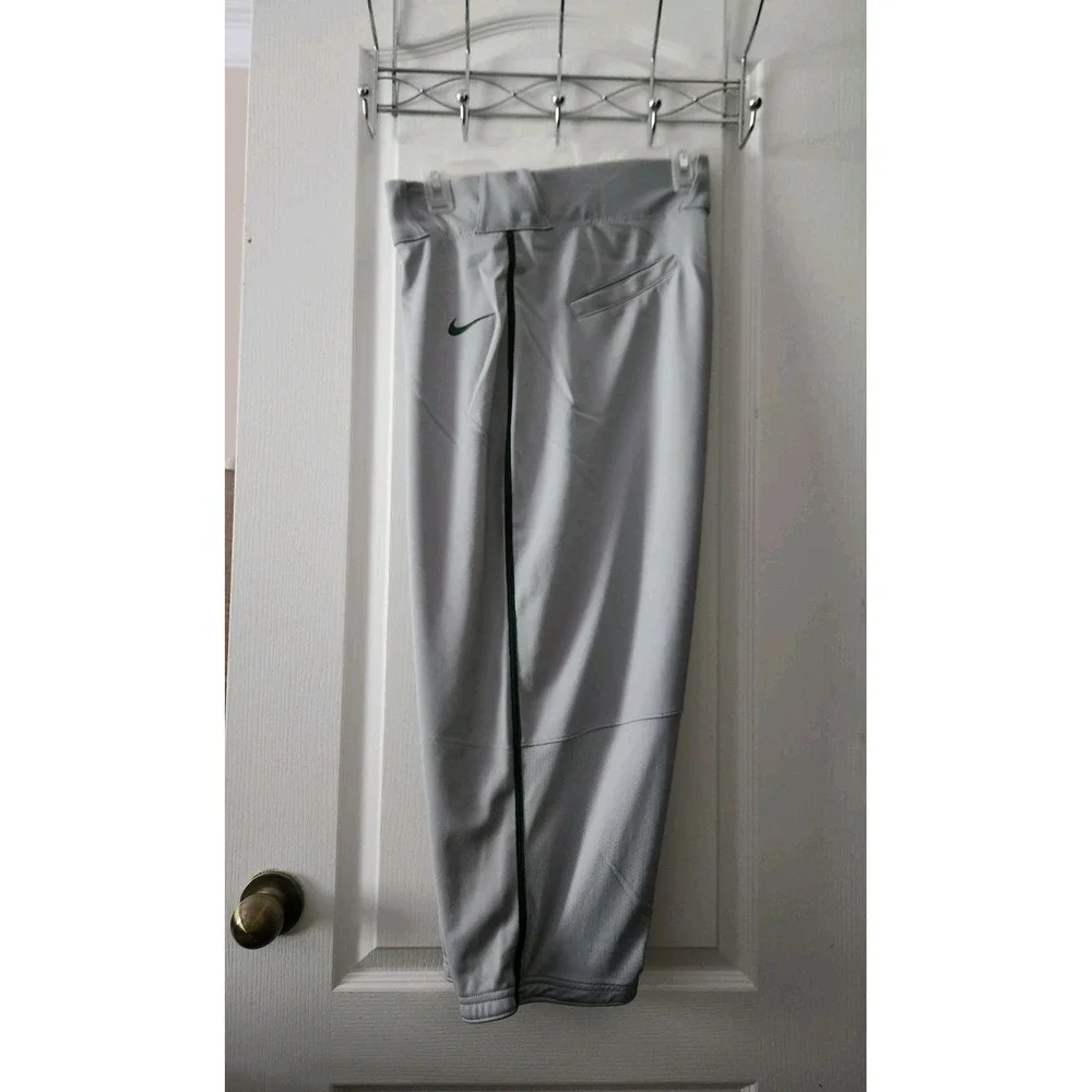 Nike Dr-Fit Team Engineered Men's Baseball Pants‎ Grey XXL Swoosh Logo NEW